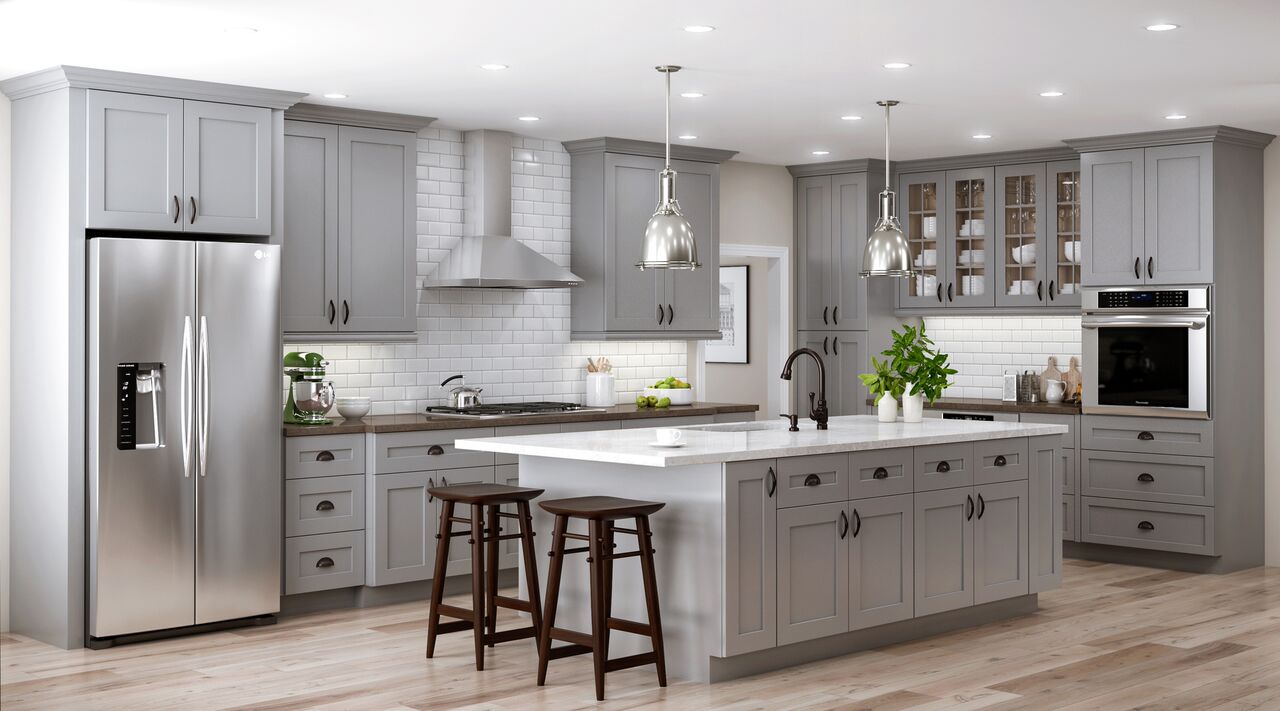 light neutral kitchen wall color