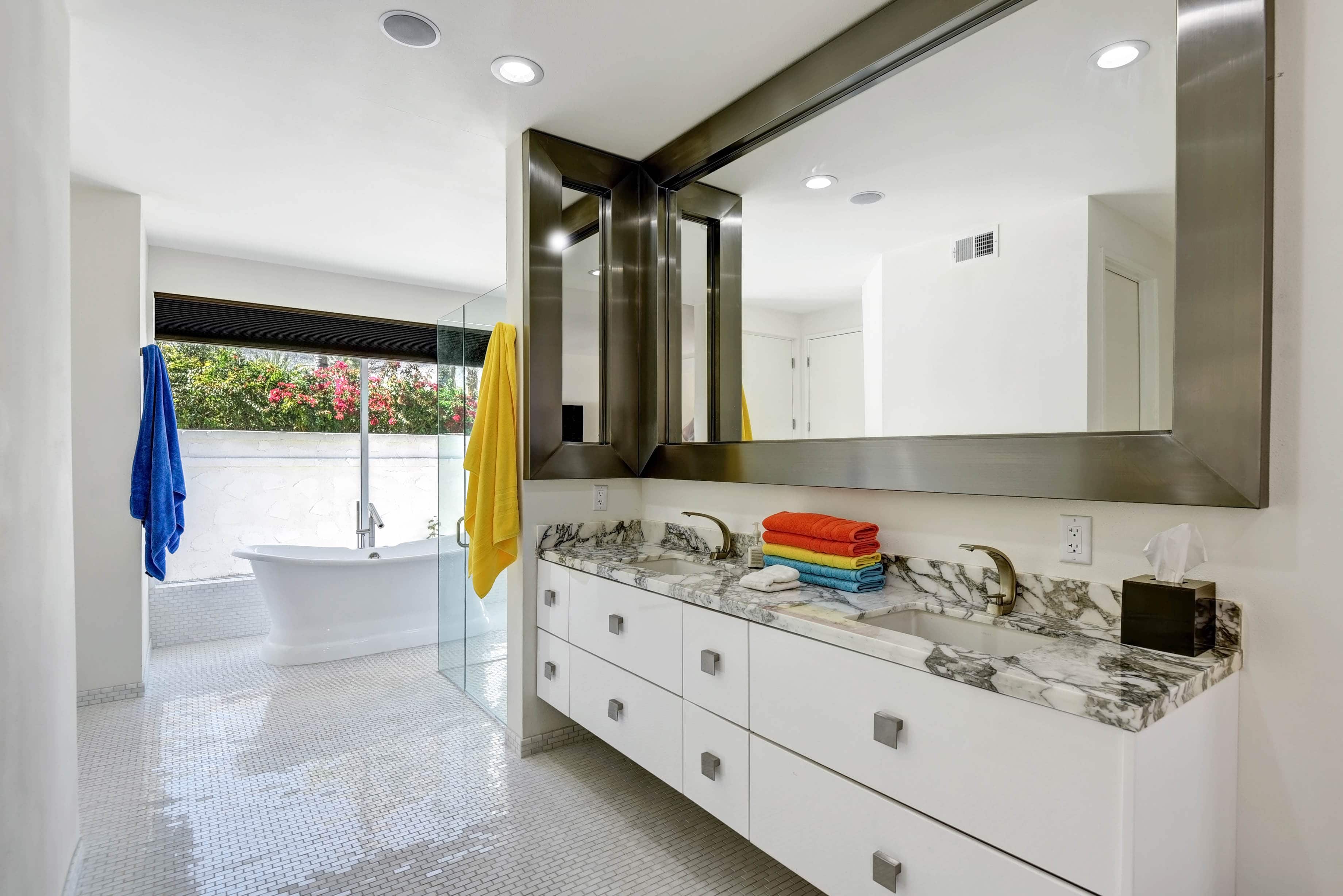 Kitchen Cabinets As Master Bathroom Vanity Hack